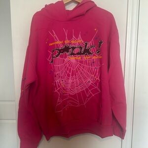 Sp5der Pink v2 Hoodie Size XL